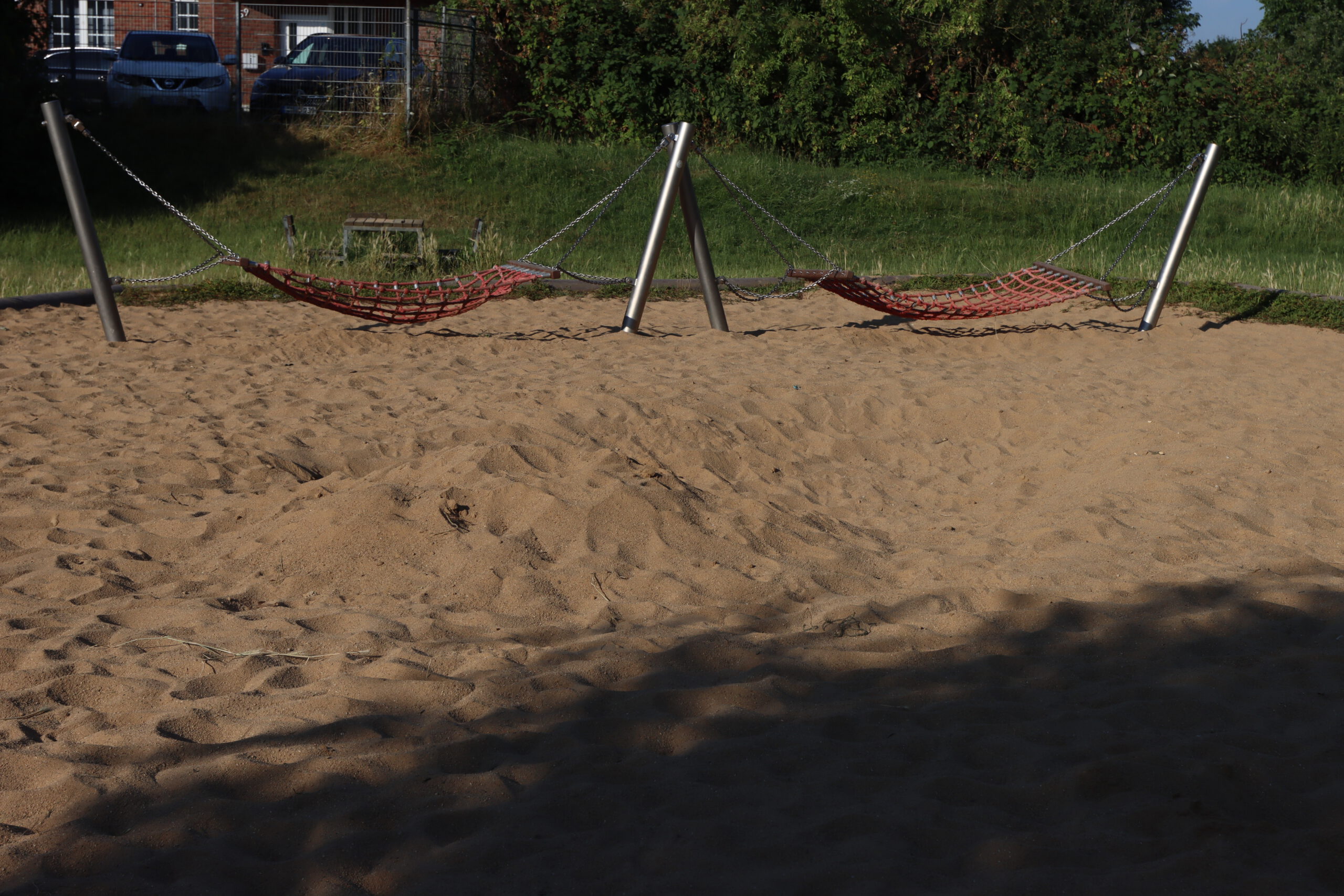 Hängematten im Sandkasten
