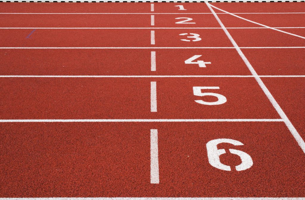 Startbahn Leichtathletik